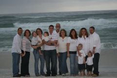 My Whole beautiful family!  I felt good not being the largest one in the crowd.  We all looked NORMAL this time, including me.
