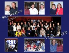 Walton Senior High School Class Photo, I am in the red jacket on the right and front row in the black jacket, sixth from the left!  Sure a lot smaller than back in July.  This was taken Oct 17th, 2009 Not quite three months after band.