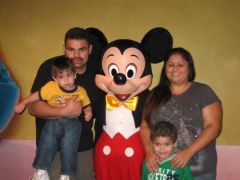 Here's my family at disneyland.