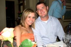 becca and chris -daughter and her soon-to-be husband