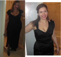 Photo on left was taken October 31, 2008 -- just shortly after surgery.  Photo on right was taken January 10, 2010.