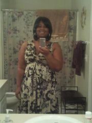 i could not fit this dress before thank u