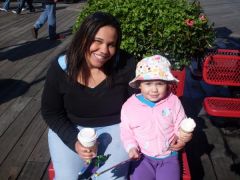 me and my baby, 16 days post op....2/5/2010 - hanging @ pier 39 in SF