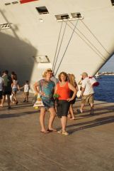 Thanksgiving Cruise to Mexico! Me and my 20 year old daughter in law, and we both looking pretty good.