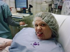 Me being goofy before I go in!!