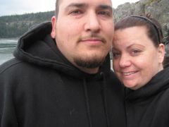 ME and my Hubby at the beach!