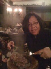 Dinner with hubby Dec '08