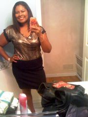 Getting ready for girls night out