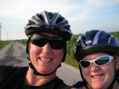 Rebecca and I Jasper route June 28, 2008