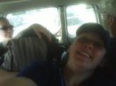 In Greg's truck