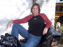 closeup janet on harley 9 17 08