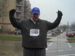 OshKosh April 08 my first 5k (IN THE SNOW!)