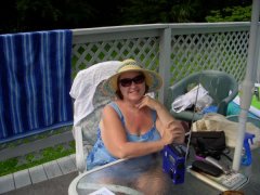 Me out by the pool