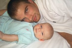 Daddy and Christina Sept 2008