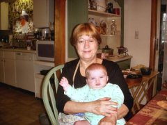 Me and Christina on her first Thanksgiving 11/27/08