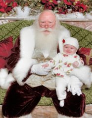 Christina and Santa 2 close up 2008