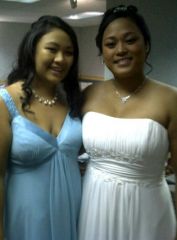 nancy and I at her wedding