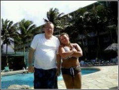 aruba Dec 2009 approx 189 lbs - with my brother