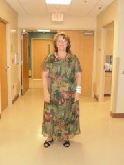 The LAP-BAND?? Journey before Surgery Morning of Surgery, notice arm bands!  272 lbs!