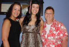 Me, daughter, and my mom