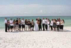 the whole crew with the blac and white theme