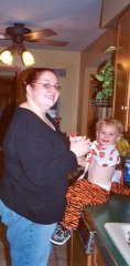 Me with my son in 2003.