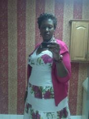 After Band bathroom pic 8 23 10 side view (1 month post pic 23 pounds down)