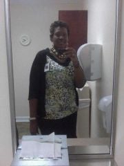 30 pounds lighter. 9-14-2010
This is a bathroom pic while being at work.