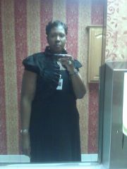 close up view. 9 weeks post. black makes me look a lot smaller. Thanks God for black.