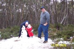 At the snow