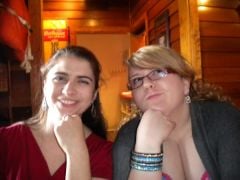 Nicole and I out to lunch!