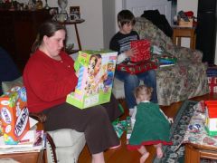 Last Christmas, I can't stand to have my photos taken.  I still wear that sweater everywhere.
