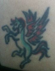 left shoulder blade