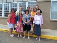 I hate this picture!  Me at my heaviest weight and all of the normal sized women in my family!
