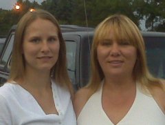 My daughter and I two weeks after surgery.
