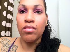 Pink and purple smokey
