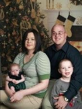 David and his family