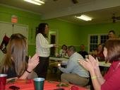 My son proposing to his girlfriend