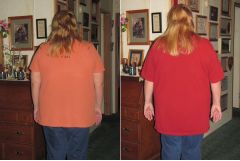 1 Month comparison   6 lbs down