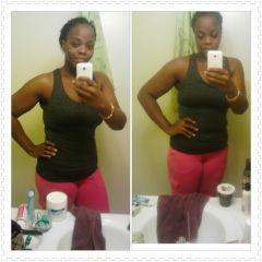 I'm really toning now!!