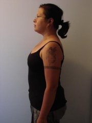 6 months postop side 72.8kgs - 55lbs lost, 5lbs from goal