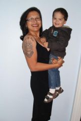 My baby, Charlie, & me