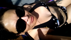 enjoying our last 2 hours by the pool!