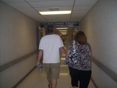 ON MY WAY TO THE ELEVATORS