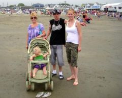 At the beach August 2, 2009
