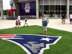 At Patriot's Training camp August 6, 2009