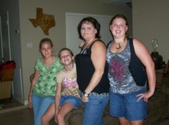 Me and my girls August 2008