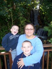 with David and Caleb, Sea World 
Feb 2008