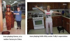 Jean as Vanna & Hello Kitty