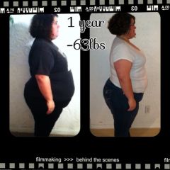1 year, -63lbs